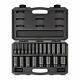 1/2 Inch Drive Deep 6-point Impact Socket Set 21-piece (5/16-1-1/2 In.)