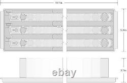 1/2 Inch Drive Deep 6-Point Socket Set with Rails, 29-Piece (10-38 mm)