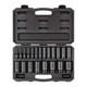 1/2 In. Drive Deep 6-point Impact Socket Set, 21-piece (5/16 In. 1-1/2 In.)
