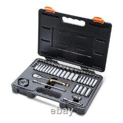 1/4 In. Drive 90-Tooth 6-Point Standard and Deep Sae/Metric Mechanics Tool Set