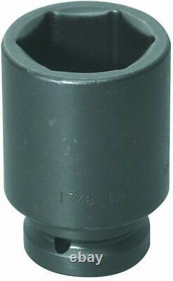 1 Drive Deep Impact Sockets, 6-Point, Black Industrial Finish, S. A. E. Williams