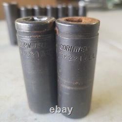 11 Cornwell 3/8 Drive Metric Deep Impact Sockets Set 6 Point 8mm-19mm PM2218LL