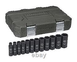 12 Pc. 1/2 Drive 6 Point Deep SAE Deep Impact Socket Set KDT-84942N