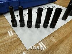 12 Piece 1/4in Drive Deep 6 Point Magnetic Metric Sockets CBPI0212MLMS Cornwell