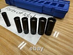 12 Piece 1/4in Drive Deep 6 Point Magnetic Metric Sockets CBPI0212MLMS Cornwell