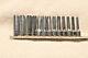 13 Snap On Tools Deep Sockets Sae & Metric 6 Point 1/4 Drive