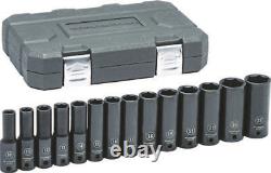 14 Pc. 1/2 Drive Deep Metric Impact Socket Set KDT-84955N