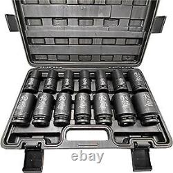 14-Pc. Limited 3/4 Drive 6 Point SAE Deep Impact Socket Set ATD-64114 Brand New