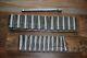 23pc Snap-on Metric 1/2 Drive 6 Point Deep Socket Set 10mm To 32mm & Wobble