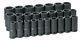 26-piece 3/4 In. Drive 6-point Metric Deep Impact Socket Set Gry-8026md New