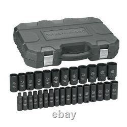 29 Piece 1/2 Drive 6 Point Metric Deep Impact Socket Set GEARWRENCH 84935N