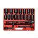 3/4 Drive Impact Socket Set, 21 Piece Deep Socket Assortment, 6-point Deep I