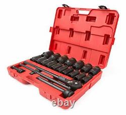 3/4 Inch Drive Deep 6-Point Impact Socket Set, 22-Piece (7/8-2 in.) 48995