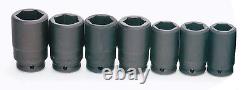 3/4Drive 1-9/16-26-Point Deep Impact Socket Set Williams USA JHWWS-16-7H