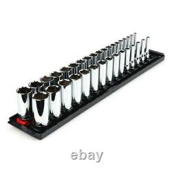 3/8 In. Dr. Deep 6-point Socket Set (34-piece) Mm Tekton Inch Drive