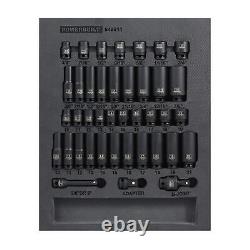 40-Piece SAE & Metric 3/8-in Drive 6-point ShallowithDeep Socket