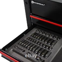 40-Piece SAE & Metric 3/8-in Drive 6-point ShallowithDeep Socket