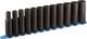 461 1/2inch Drive 12 Pcs Set- 6 Point Deep Metric Imp. Sockets, 10mm 21mm