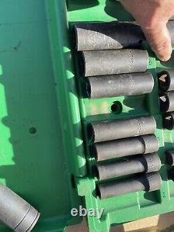 # 65-S&k SAE 1/2 Drive Impact Set, It Is Not Complete, 11 Deep & 11 Shallow