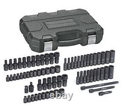 71 Pc. 1/4 Drive 6 Point SAE/Metric, Standard, Deep & Universal Impact Socke