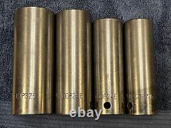8 Piece Matco Tools 1/2 Drive SAE 6 Point Impact Deep Socket Set Made In USA