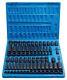 81 Pc. 3/8 Drive 6 Point Standard And Deep Master Socket Set Gry-1281 New