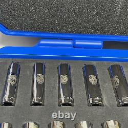 Armstrong 15-325. 3/8 Drive 6 Point SAE Standard & Deep Sockets Set 22-Pcs