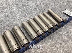 Blue-Point 3/8 Drive 12 Point 14 Piece Deep Long Socket Set 10mm-24mm