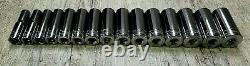 Blue Point T New 3/8 Drive Chrome Deep Metric Socket Set 10mm 24mm