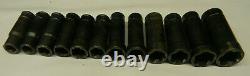 Blue-point 3/8 Drive 12pc Sae/metric Deep Twist Impact Socket Set #213tsfsya-17