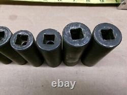 Blue-point Tools USA 9-Piece Lot 3/8 Drive Deep Twist Impact Sockets