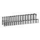 Capri Tools 3/8 In. Drive Shallowithdeep 6-point Socket Set With Rail, Metric, 30-pc