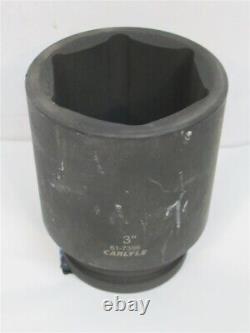 Carlyle 61-7396, 3 Deep Impact Socket, 1 Drive, 6 Point