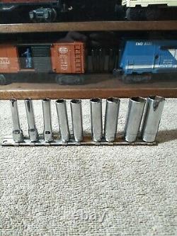 Chrome 1/4 In Drive Deep 6 Point Socket Set