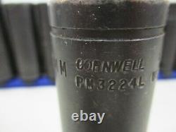 Cornwell 14 Pc PM32 1/2 Drive 6 Point Metric 24mm 10mm Deep Impact Socket Set