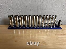 Cornwell Tools STM0213LSP 13 Piece 1/4 Drive Metric Deep Socket Set 6pt