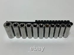 Craftsman Tools USA 11pc Metric 13-27mm Deep Socket Set 1/2 Drive 12 Point