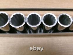 Craftsman USA 12-Piece 1/2 Drive 12-Point SAE Deep Socket Set -V- Series