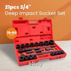 Deep Impact Sockets 6 Point 3/4 Inch Drive Remover 30mm 32mm 34mm 36mm