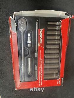 For Snap On STARTER SET3 17pc 3/8 Drive Deep Socket 6-Point Metric USA