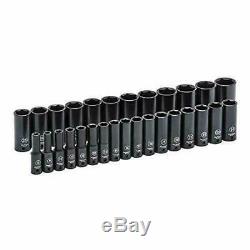 GEARWRENCH 29 Pc. 1/2 Drive 6 Point Deep Impact Metric Socket Set