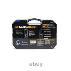 GEARWRENCH 39 Piece 1/2inch Drive 6 Point Impact Socket Set, Standard & Deep