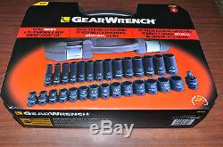 GearWrench 84925-29 Pc. 3/8 Drive 6 Point Metric Standard/Deep Impact Socket Set