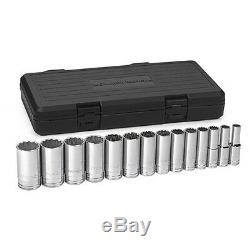 Gearwrench 80732 Socket Set 14 piece 1/2 Drive 12 point Deep SAE