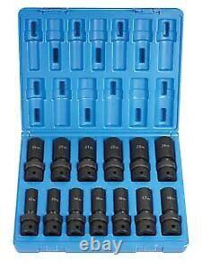 Grey Pneumatic 1313Umd 1/2 Drive 13 Piece Deep Length Metric Universal Set