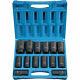Grey Pneumatic 8038d 3/4 Drive Deep 6 Point Sae 14 Piece Socket Set With Case