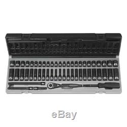 Grey Pneumatic 89653CRD 1/4'' Drive 6-Point Standard & Deep Length Socket Set S