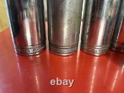 Huge Snap On 31pc 1/2 Drive 6 Point SAE Deep & Shallow Sockets 3/8-1-1/2 TS