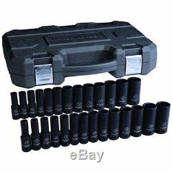 Kd Tools 84949N 27 Piece 1/2 Drive 6 Point Sae/metric Deep Impact Socket Set