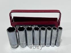 MAC Tools USA SMD86TR 8pc SAE Deep Chrome Socket Set 1/4 Drive 6 Point